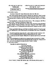 Đề kiểm tra học kỳ I môn Ngữ văn Lớp 12 - Năm học 2018-2019 - Sở giáo dục và đào tạo Quảng Nam (Có đáp án)